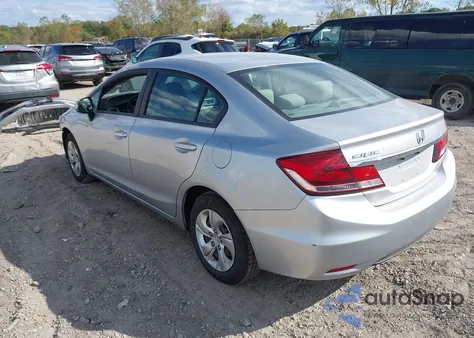 2013 Honda Civic Lx from USA, damaged, VIN 19XFB2F53DE067062